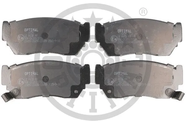 Brake Pad Set, disc brake (BP-09725)