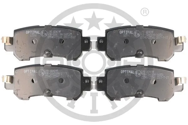 Brake Pad Set, disc brake (BP-12591)