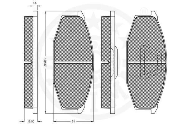 Brake Pad Set, disc brake