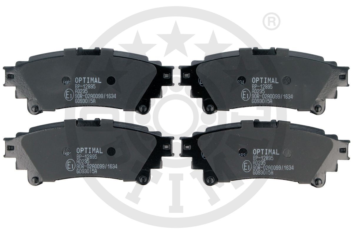 Brake Pad Set, disc brake (BP-12895)