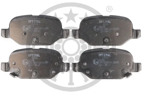 Brake Pad Set, disc brake (BP-12639)