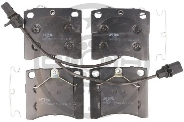 Brake Pad Set, disc brake (10482)