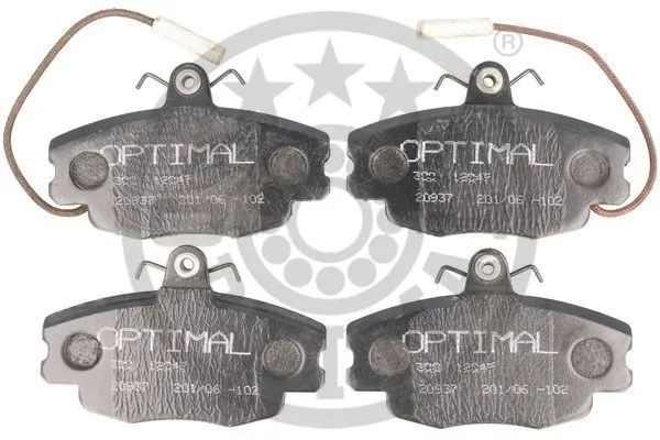 Brake Pad Set, disc brake (12047)