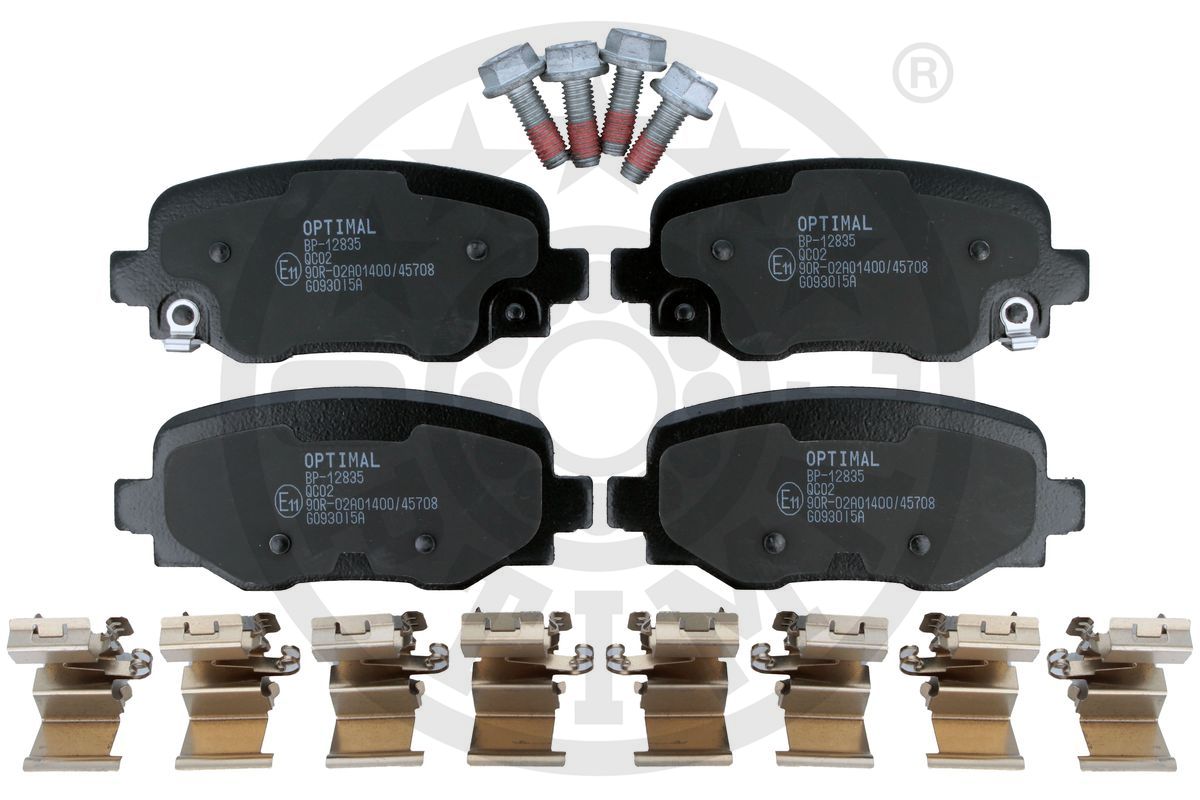 Brake Pad Set, disc brake (BP-12835)