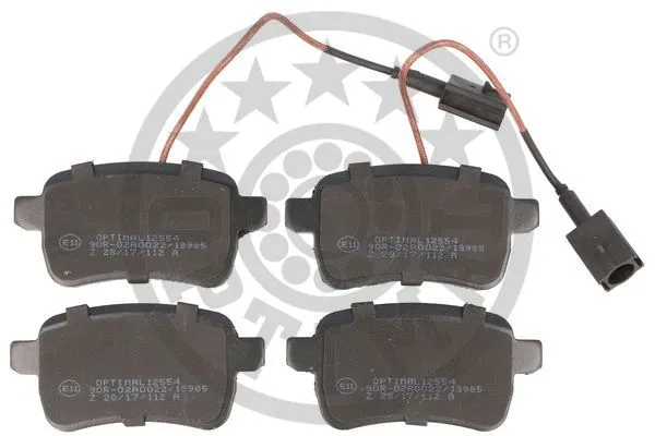 Brake Pad Set, disc brake (12554)