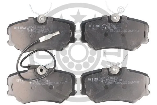 Brake Pad Set, disc brake (BP-09539)