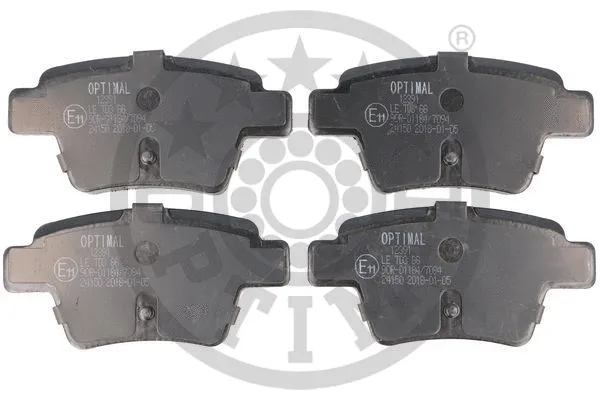 Brake Pad Set, disc brake (12391)