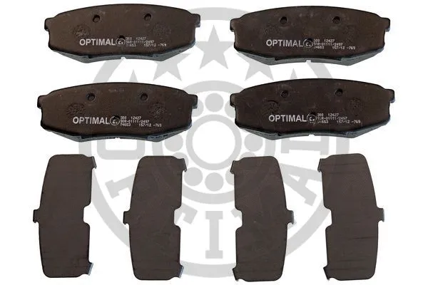 Brake Pad Set, disc brake (BP-12427)