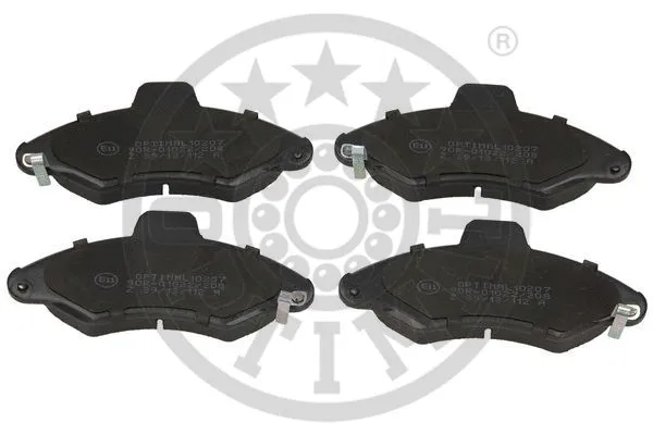 Brake Pad Set, disc brake (10207)