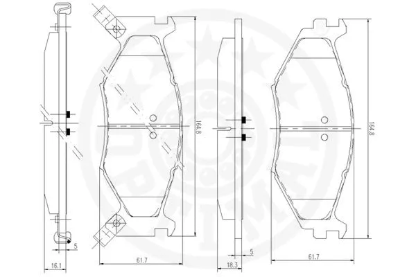 Brake Pad Set, disc brake