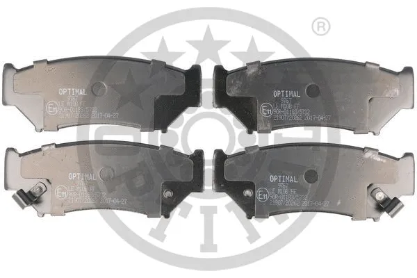 Brake Pad Set, disc brake (9767)