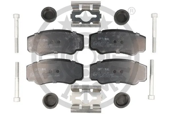 Brake Pad Set, disc brake (BP-12029)