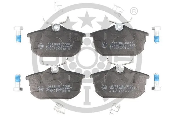 Brake Pad Set, disc brake (10208)