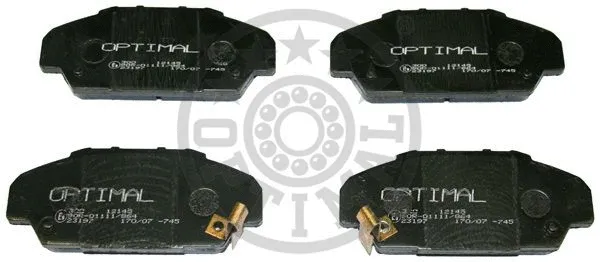 Brake Pad Set, disc brake (12145)