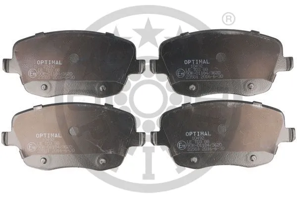 Brake Pad Set, disc brake (BP-10492)