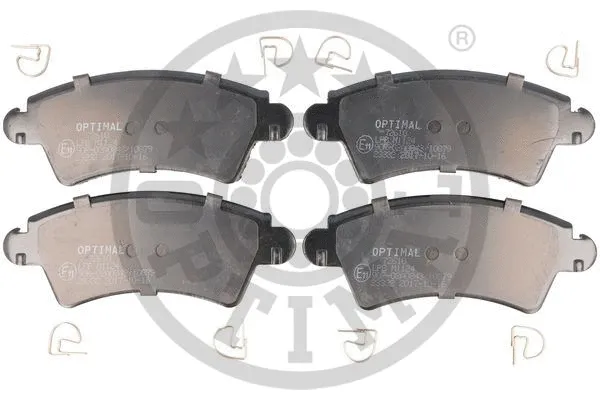 Brake Pad Set, disc brake (72610)