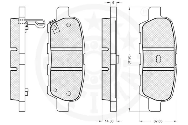 Brake Pad Set, disc brake