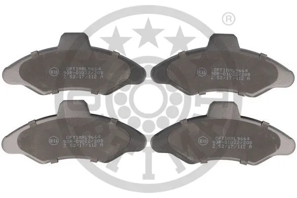 Brake Pad Set, disc brake (BP-09664)
