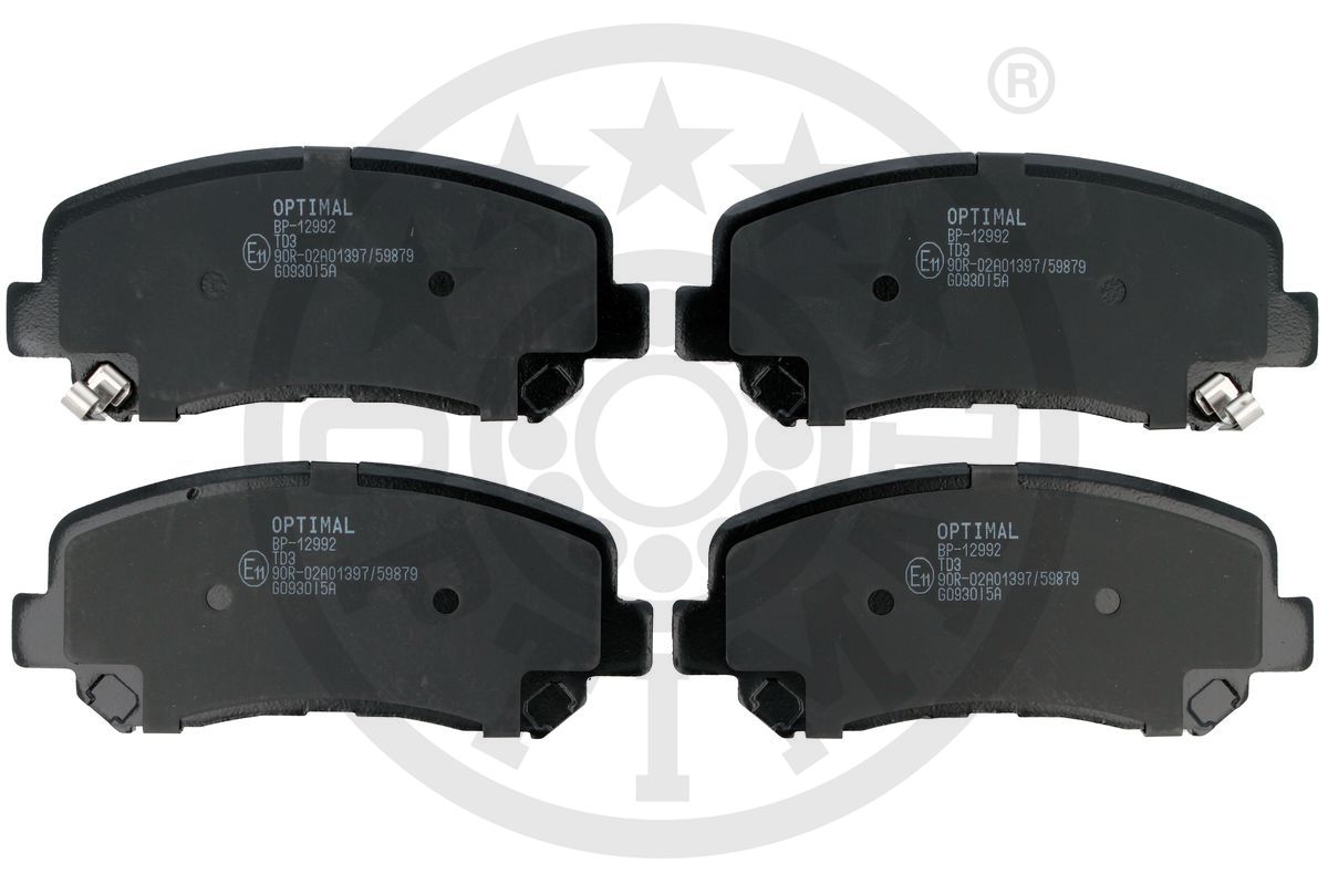 Brake Pad Set, disc brake (BP-12992)
