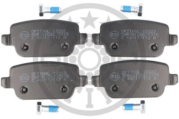 Brake Pad Set, disc brake (12322)