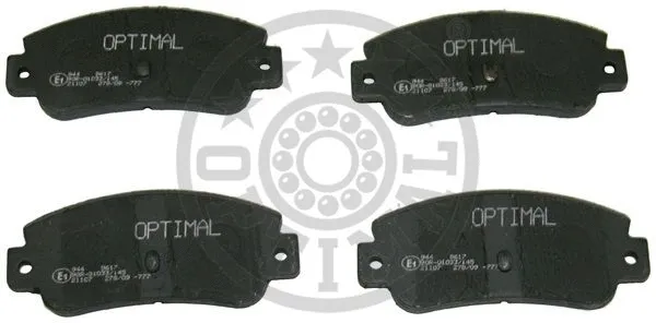 Brake Pad Set, disc brake (9617)