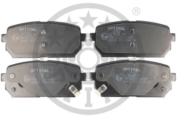 Brake Pad Set, disc brake (12482)