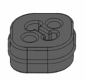 Rubber Strip, exhaust system (82038)