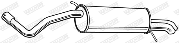 Rear Muffler (23208)