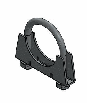 Clamping Piece, exhaust system