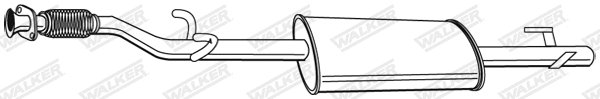 Centre Muffler (21958)