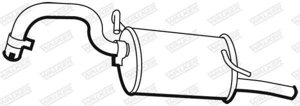 Rear Muffler (19716)