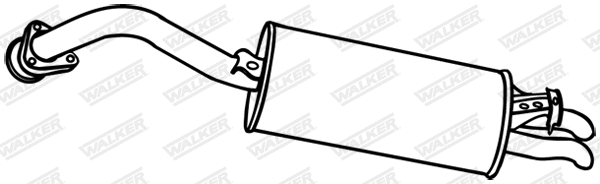 Rear Muffler (18977)