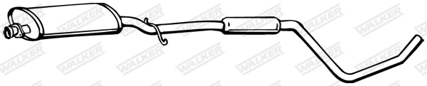Centre Muffler (15190)