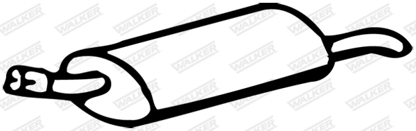 Rear Muffler (09599)