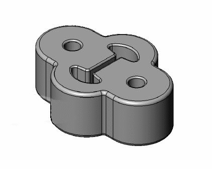 Rubber Strip, exhaust system (81918)