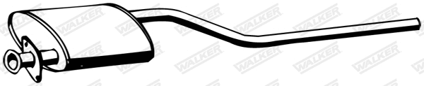 Centre Muffler (13821)
