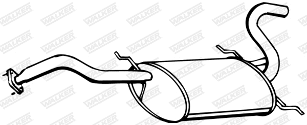 Rear Muffler (16496)