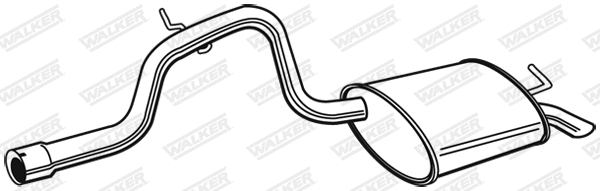Rear Muffler (70133)