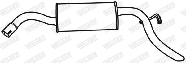 Rear Muffler (16143)