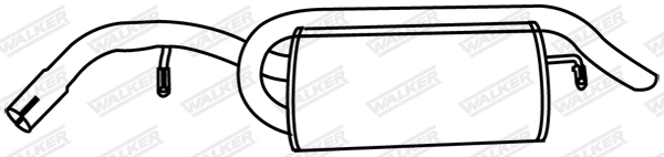 Rear Muffler (70199)