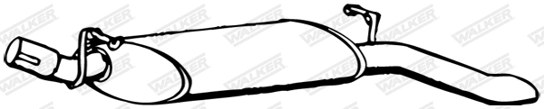Rear Muffler (13116)