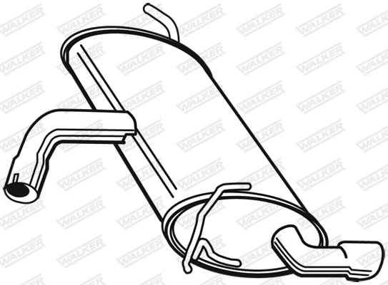 Rear Muffler (23006)