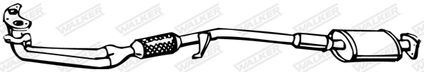 Front Muffler (14136)