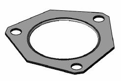 Gasket, exhaust pipe (81898)