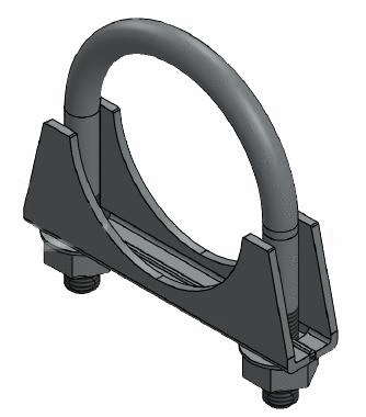 Clamping Piece, exhaust system