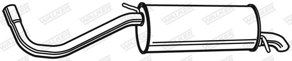 Rear Muffler (71100)