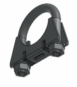 Clamping Piece, exhaust system