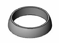 Gasket, exhaust pipe (80690)