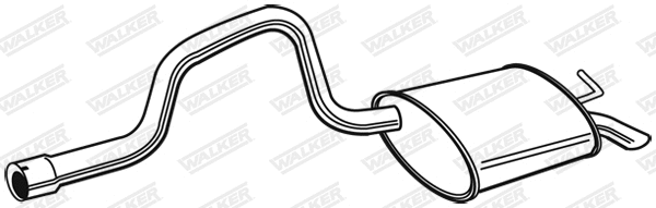 Rear Muffler (23235)