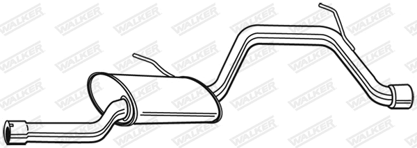 Rear Muffler (23028)